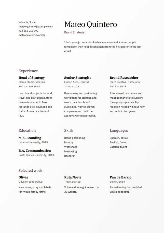 Folio: Strategy, marketing