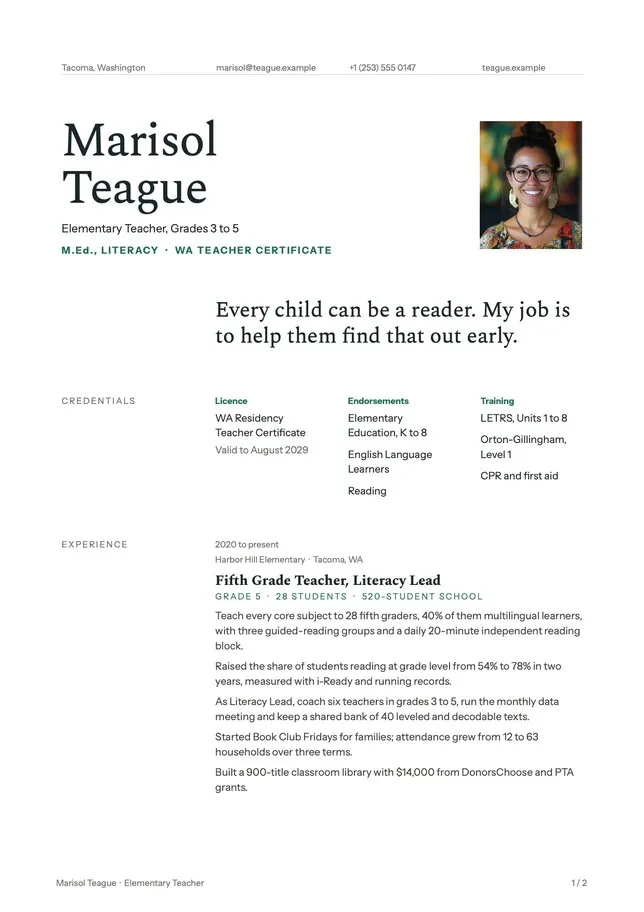 Primer: Teaching, education